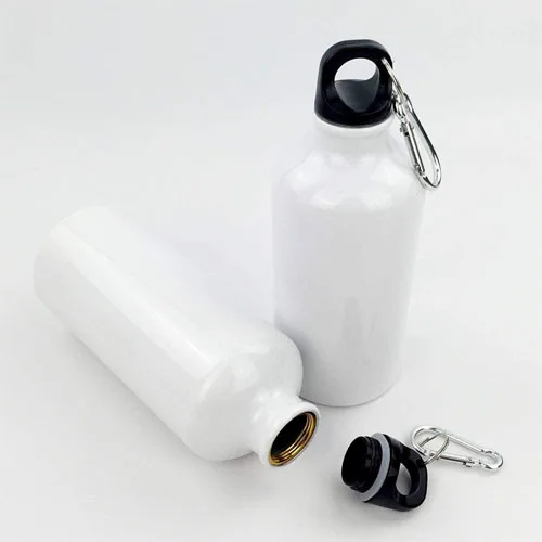 White Personalised Sipper Bottle - water bottles with photo and name thumbnail 3