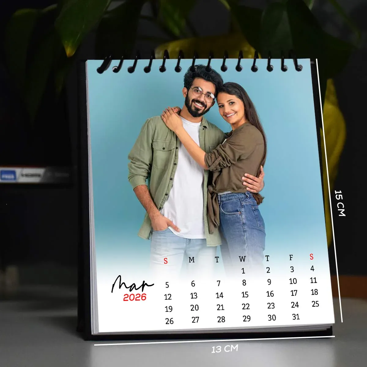 Forever Moments Personalized Mini Desk Calendar thumbnail 3