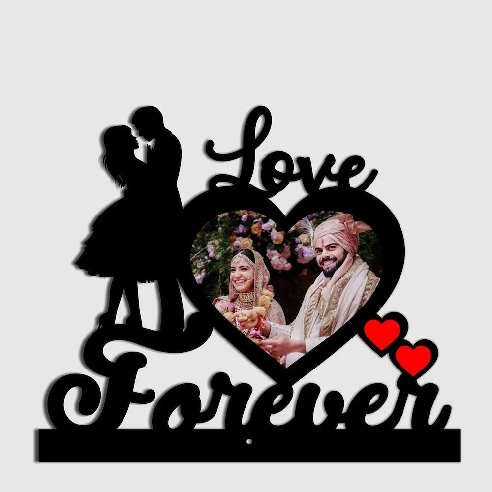 Personalized Love Forever Photo Frame for Couples thumbnail 2