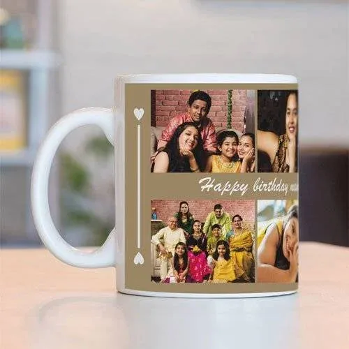 Photo Collage Personalised Mug thumbnail 1