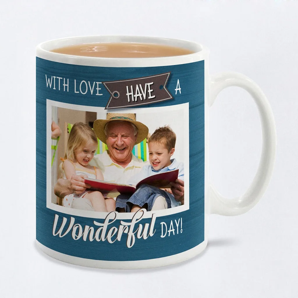 Photo Upload Mug - Wonderful Grandad thumbnail 1