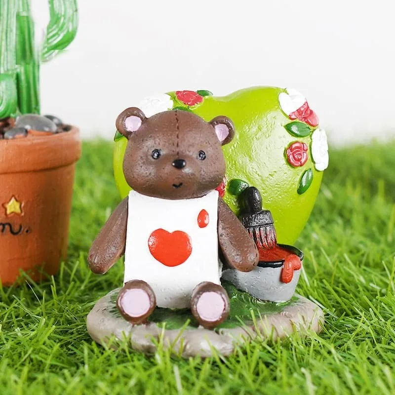 Resin Cute Teddy showpiece for Home Decor/Gift Item/Office Decor thumbnail 1