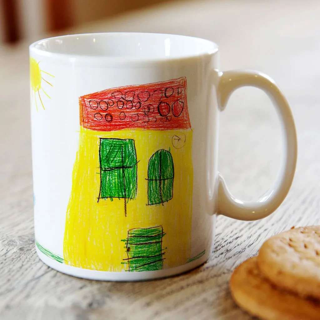 Artwork Upload Mug - Child's Drawing thumbnail 1