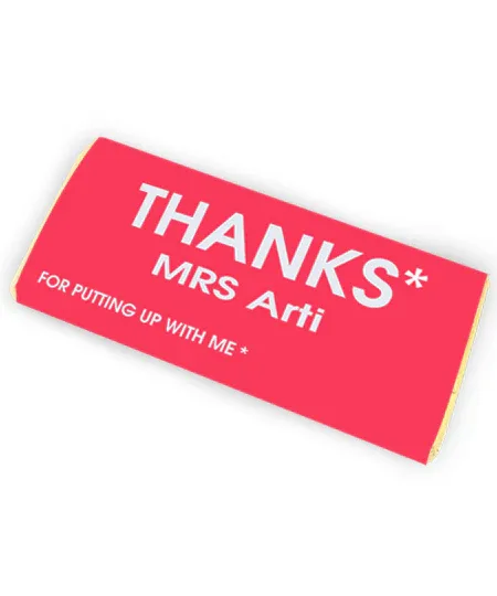 Personalized Chocolate Bar-For Putting Up With ME thumbnail 1