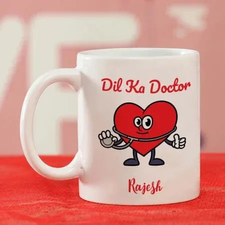 Personalized Love Doctor Ceramic Mug thumbnail 1