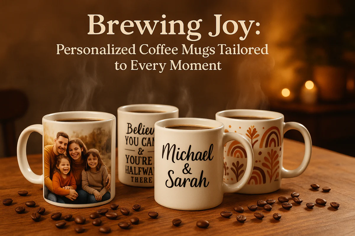 Brewing Joy: Personalised Coffee Mugs Tailored to Every Moment