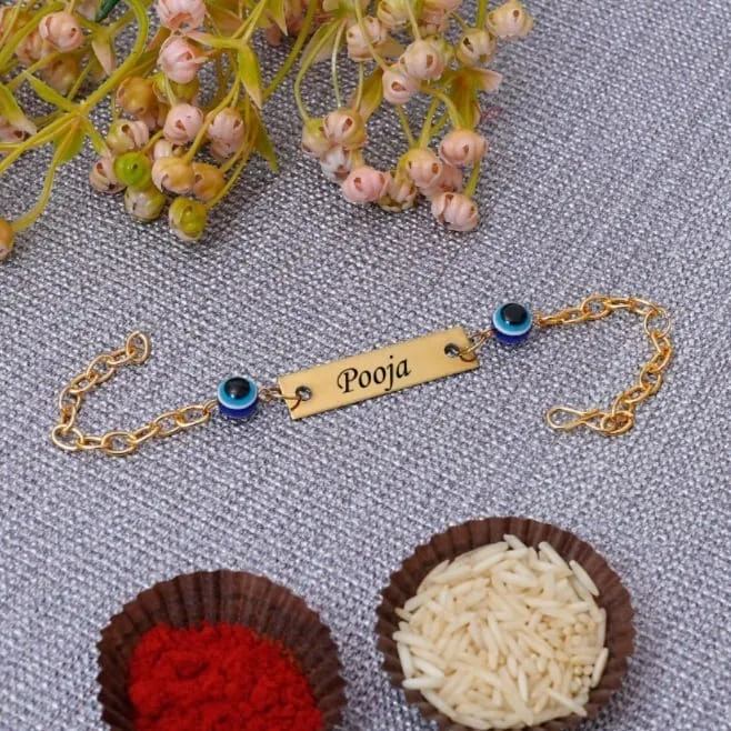 Rakhi Variant 2 – Metal Bracelet Rakhi | Stylish & Durable Design