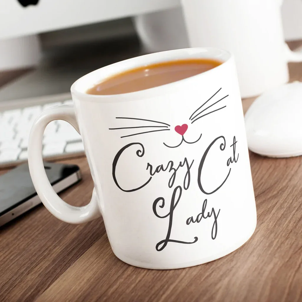 Personalised Mug - Crazy Cat Lady