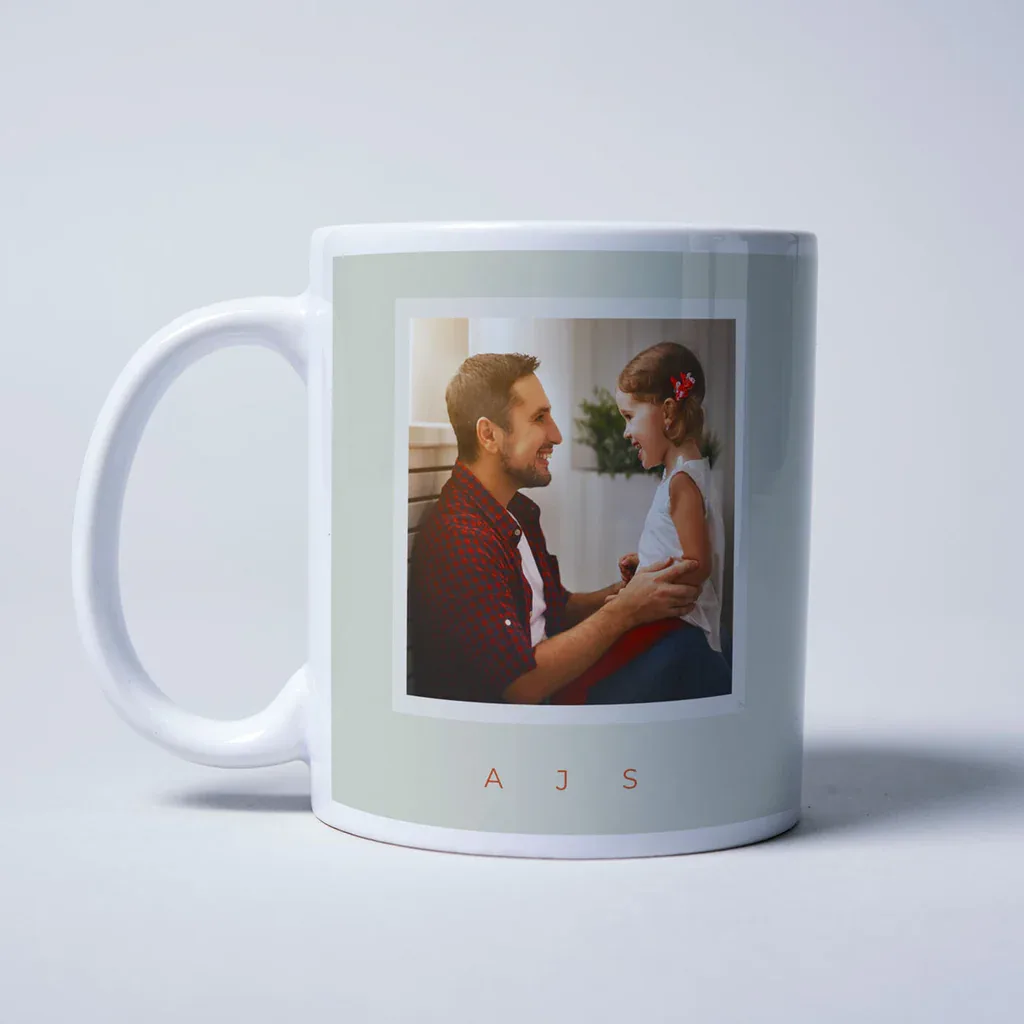 Photo Upload Mug - Initials & Message