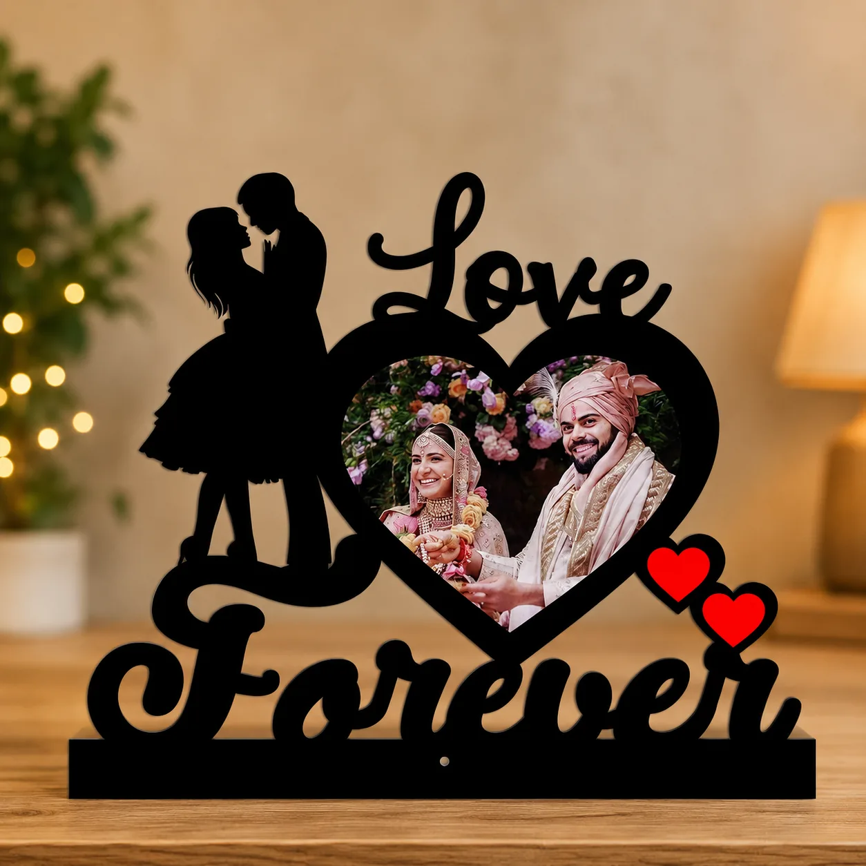 Personalized Love Forever Photo Frame for Couples