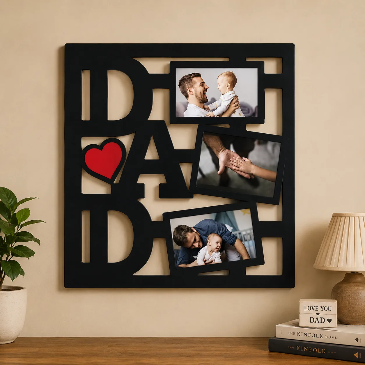Product Title: Personalized DAD Photo Frame Wall Décor
